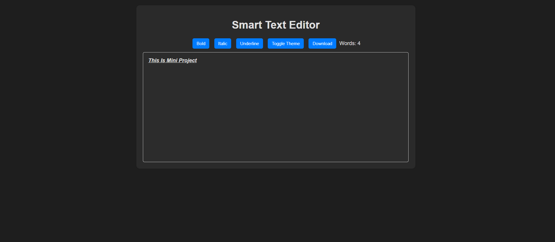 smart text editor